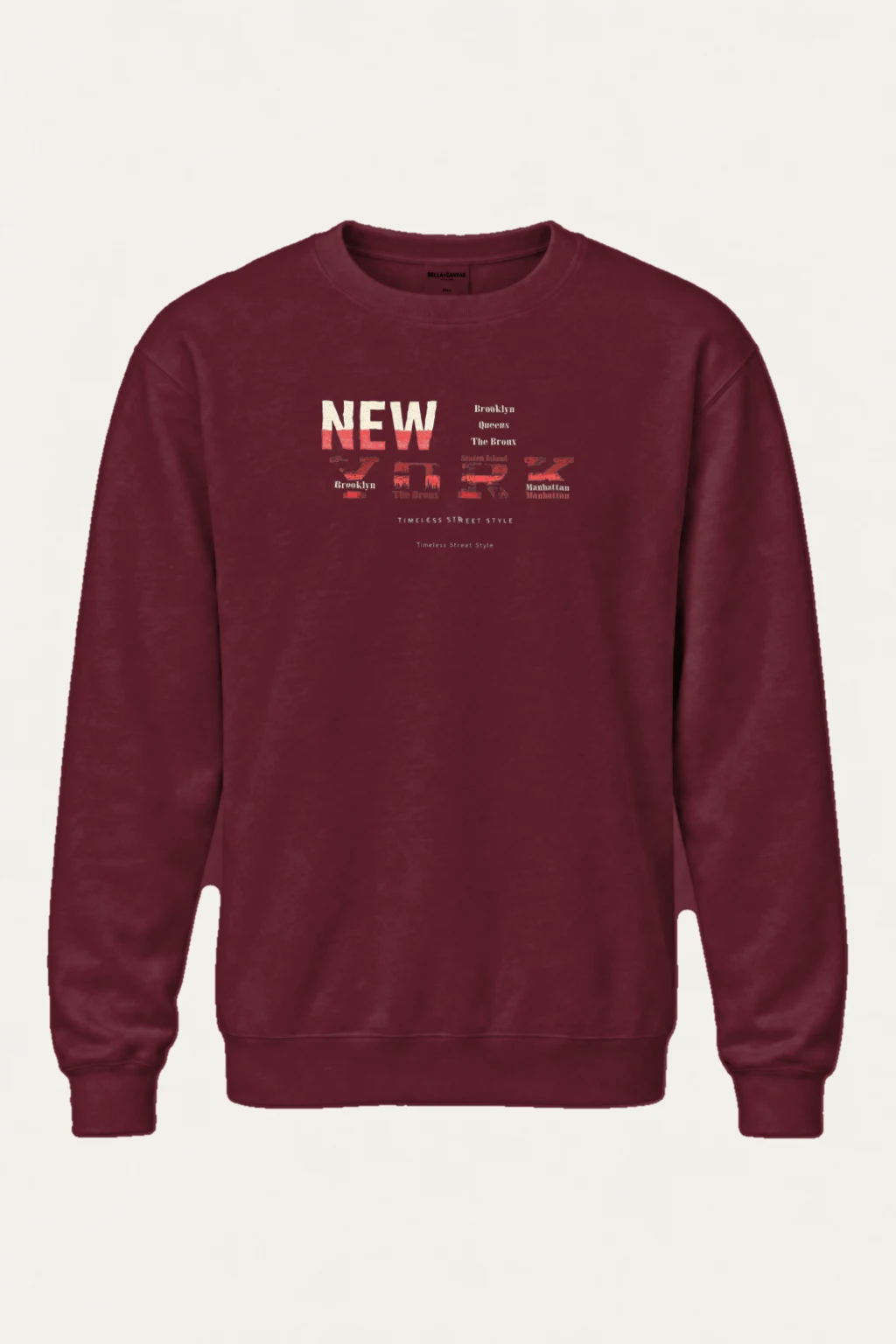 "Timeless Street Style" Heavy Blend Unisex Crewneck Sweatshirt | Gildan 18000