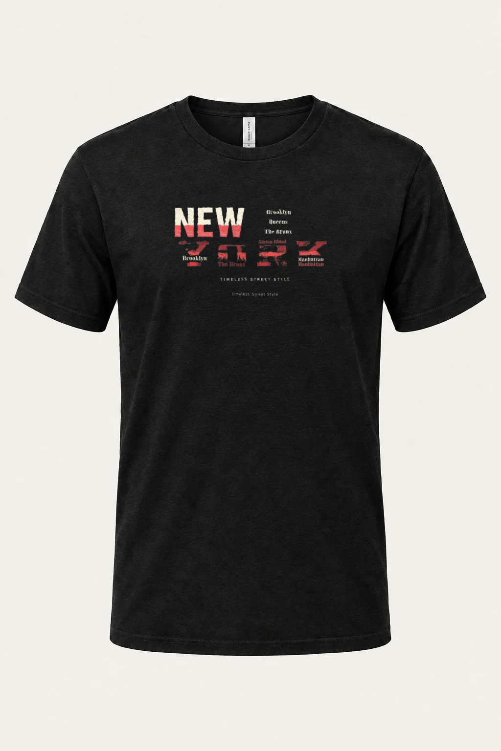"Timeless Street Style" Heavyweight Unisex Crewneck T-shirt | Gildan 5000