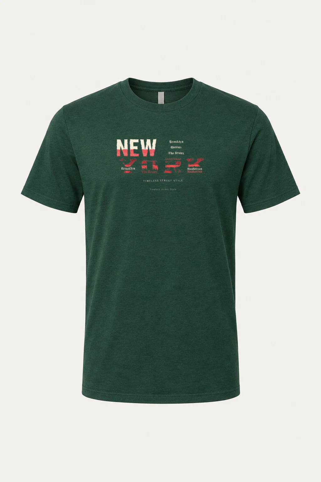 "Timeless Street Style" Heavyweight Unisex Crewneck T-shirt | Gildan 5000