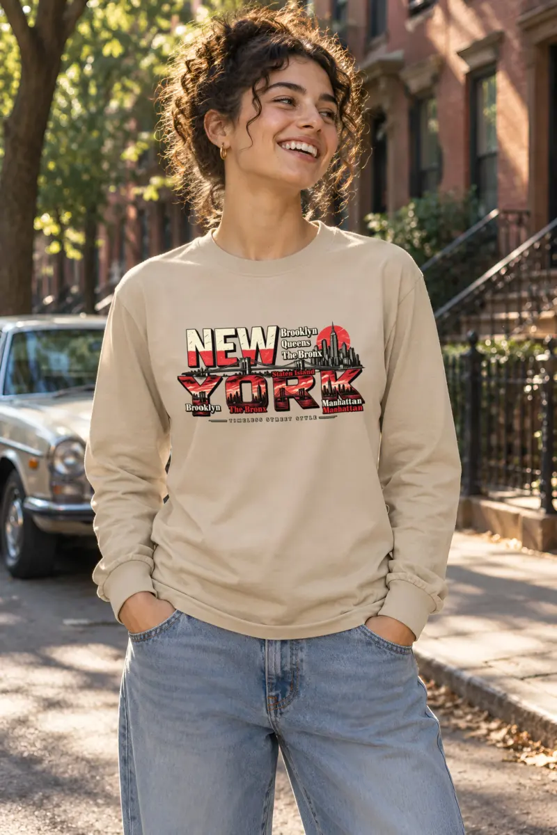 "Timeless Street Style" Unisex Longsleeve T-shirt