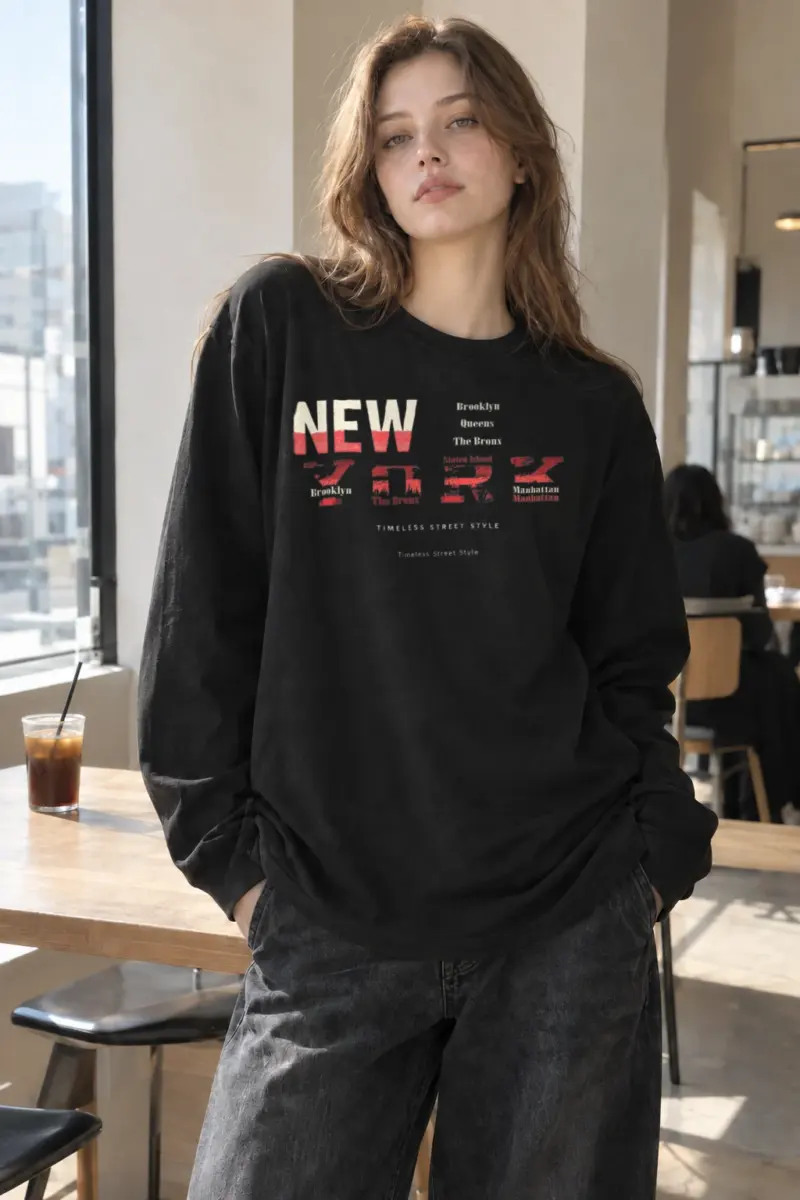 “Timeless Street Style” Unisex Longsleeve T-shirt | Gildan 2400