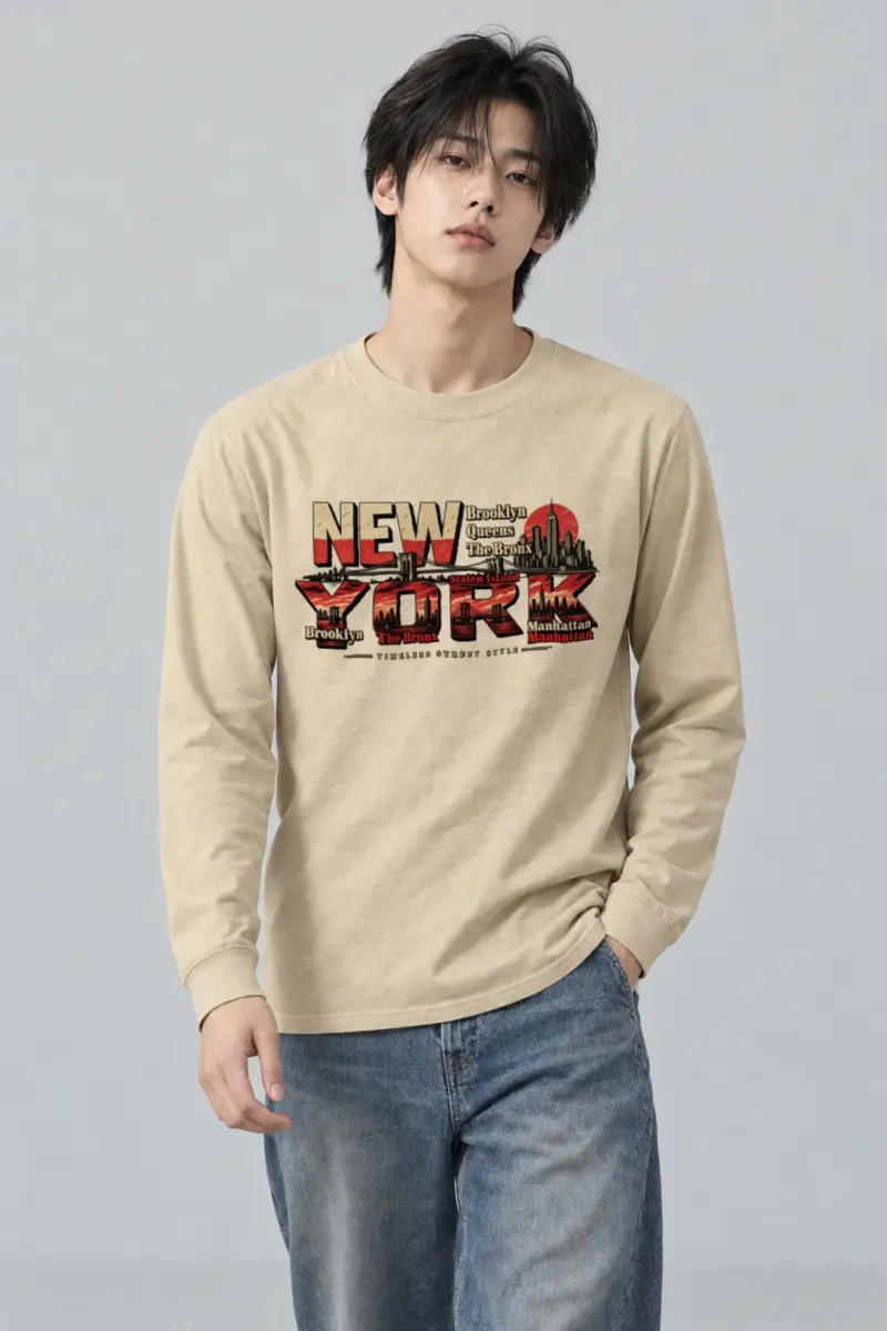 "Timeless Street Style" Unisex Longsleeve T-shirt