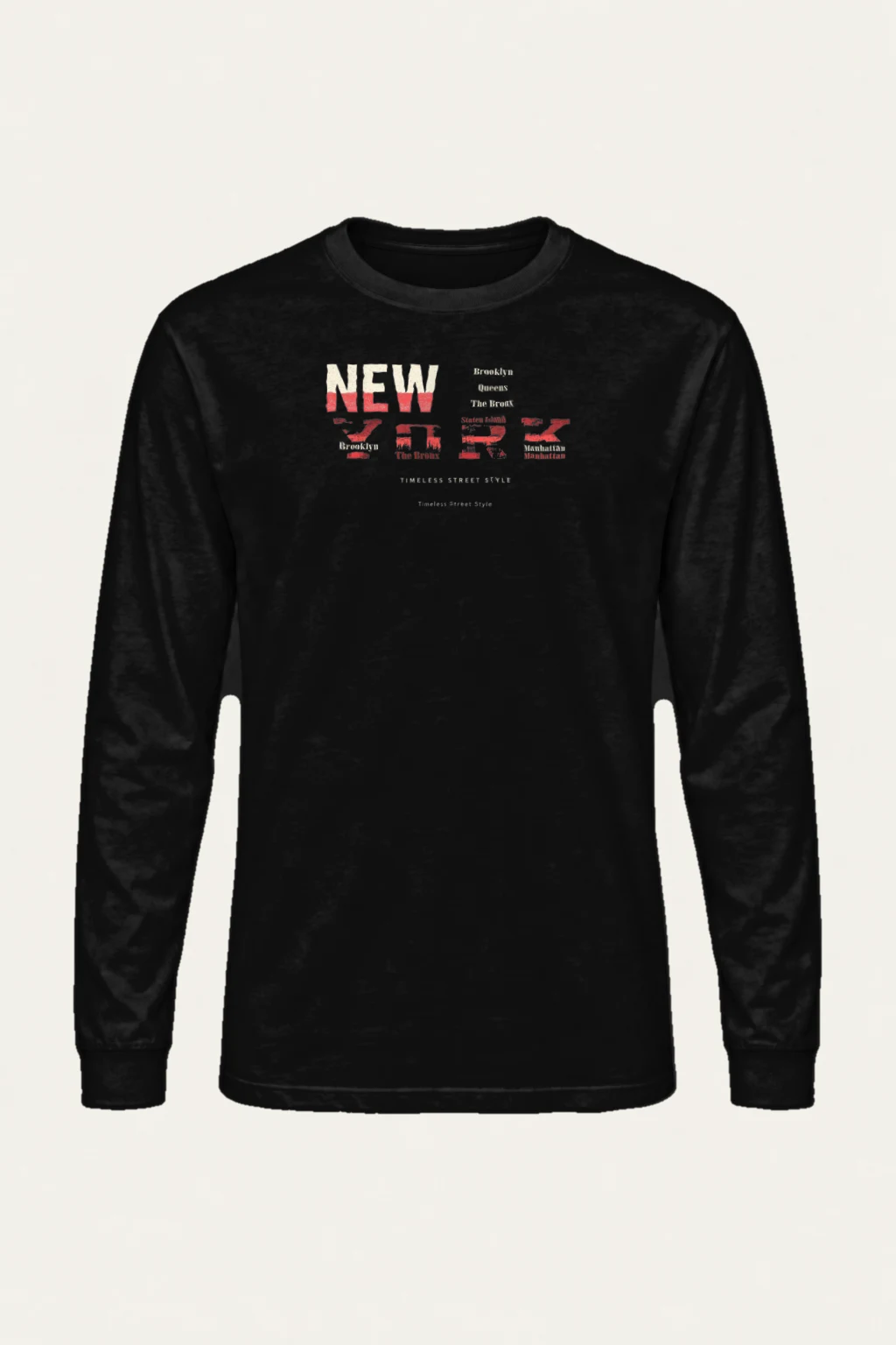 "Timeless Street Style" Unisex Longsleeve T-shirt | Gildan 2400