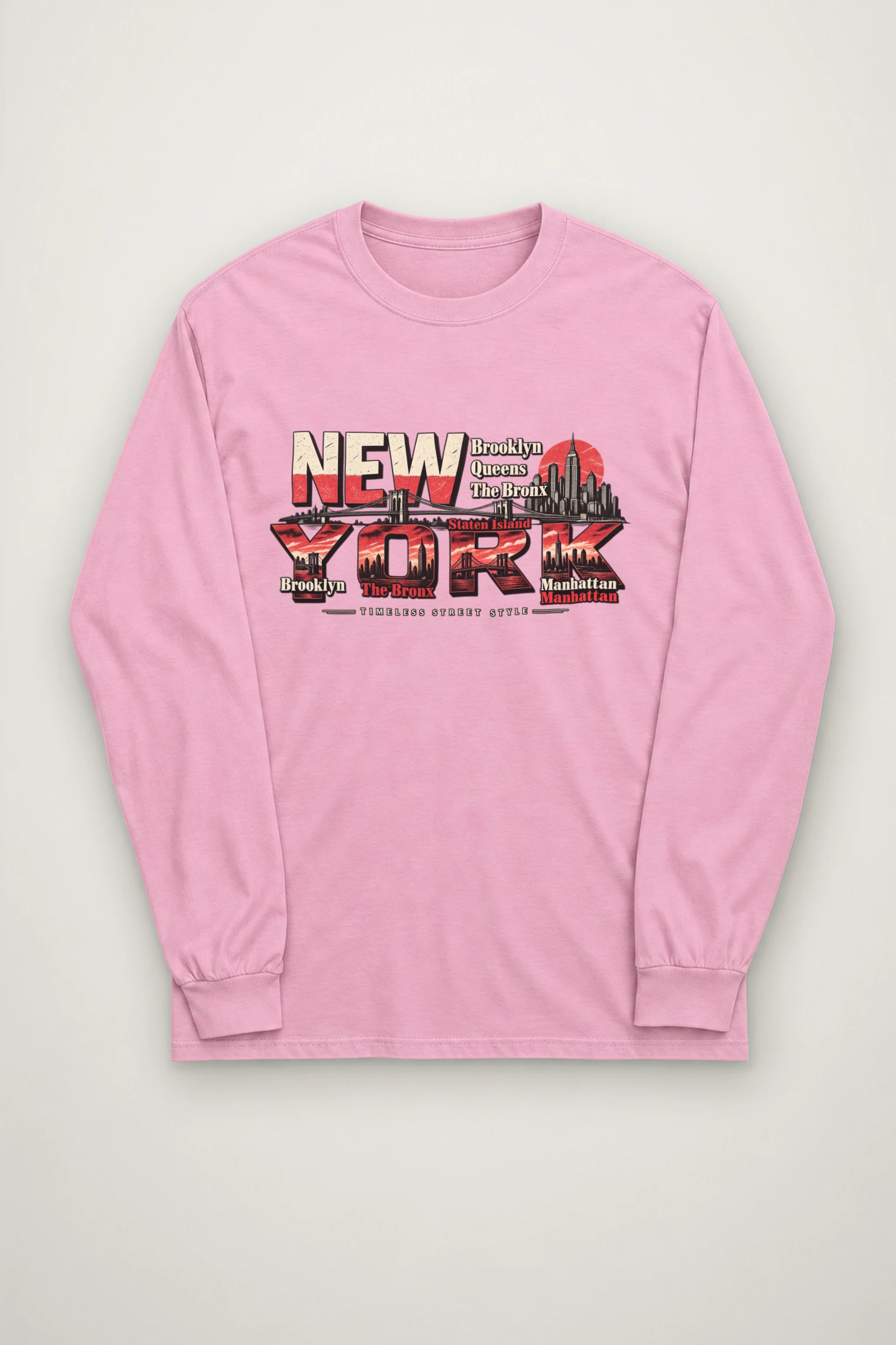 "Timeless Street Style" Unisex Longsleeve T-shirt