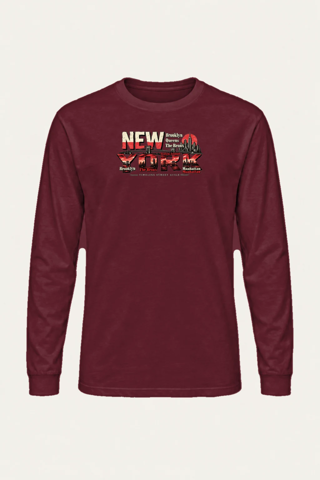"Timeless Street Style" Unisex Longsleeve T-shirt | Gildan 2400