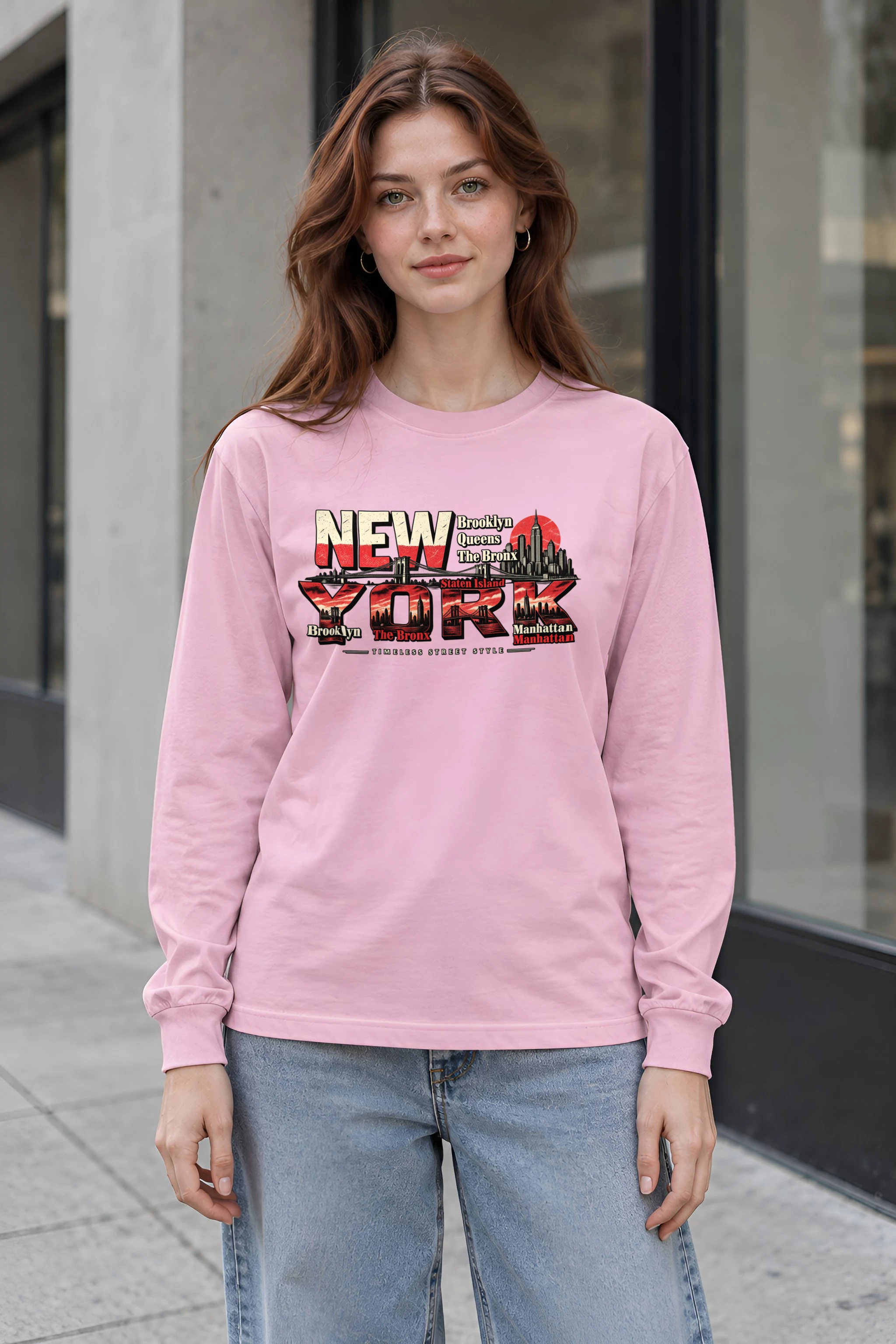 "Timeless Street Style" Unisex Longsleeve T-shirt