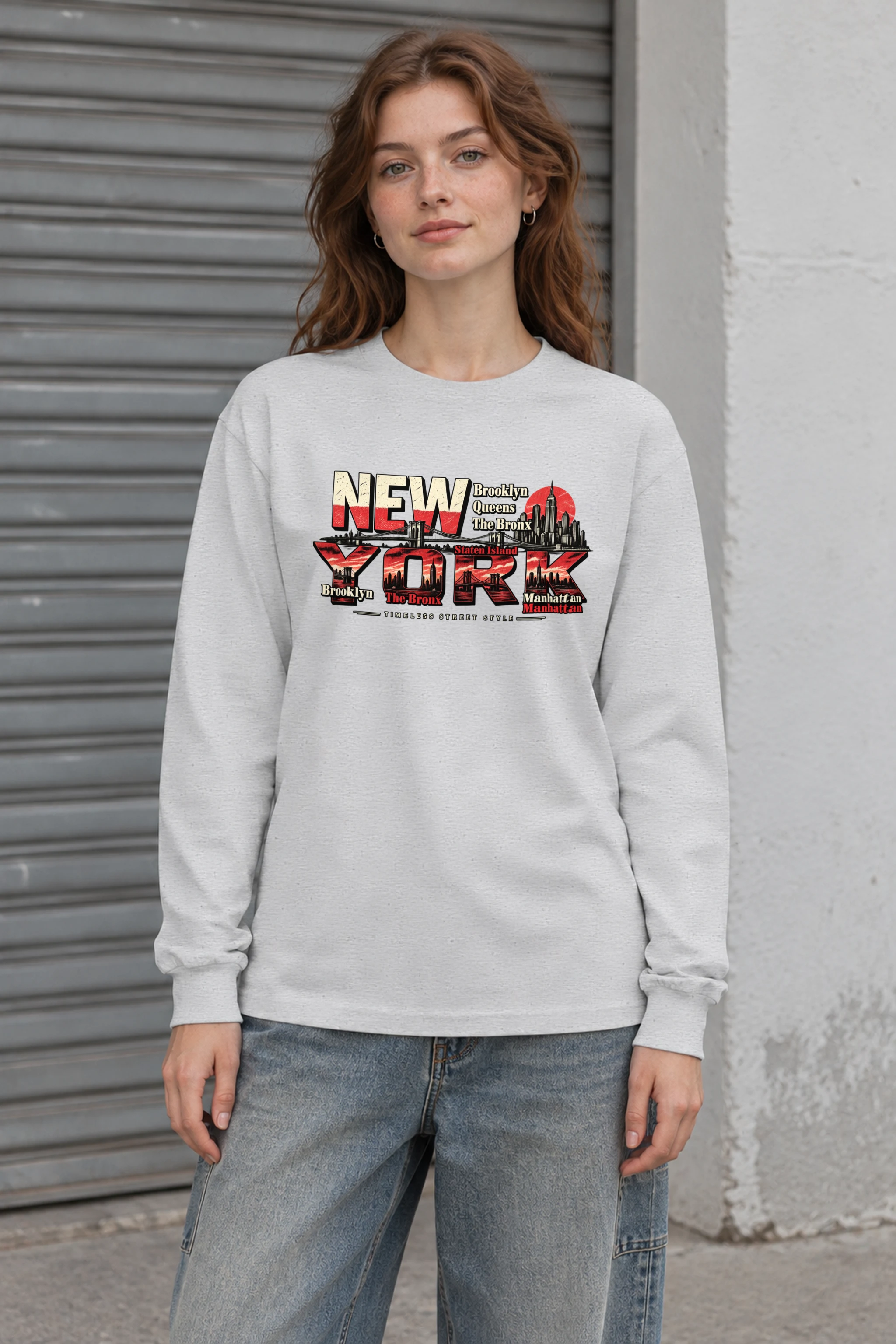 "Timeless Street Style" Unisex Longsleeve T-shirt