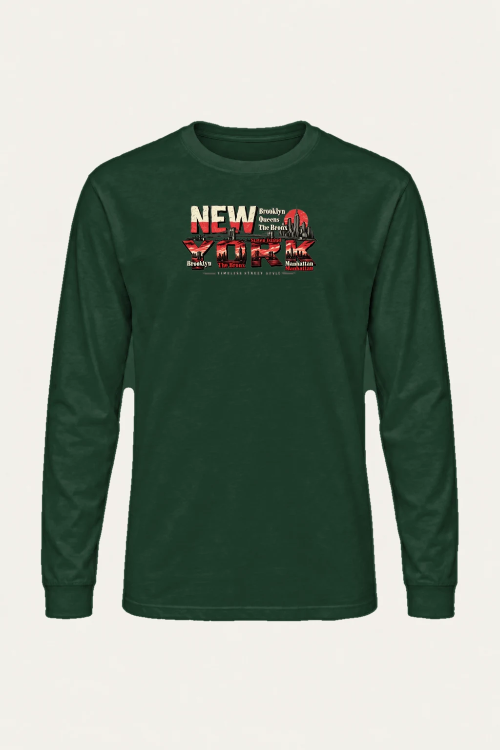 "Timeless Street Style" Unisex Longsleeve T-shirt | Gildan 2400