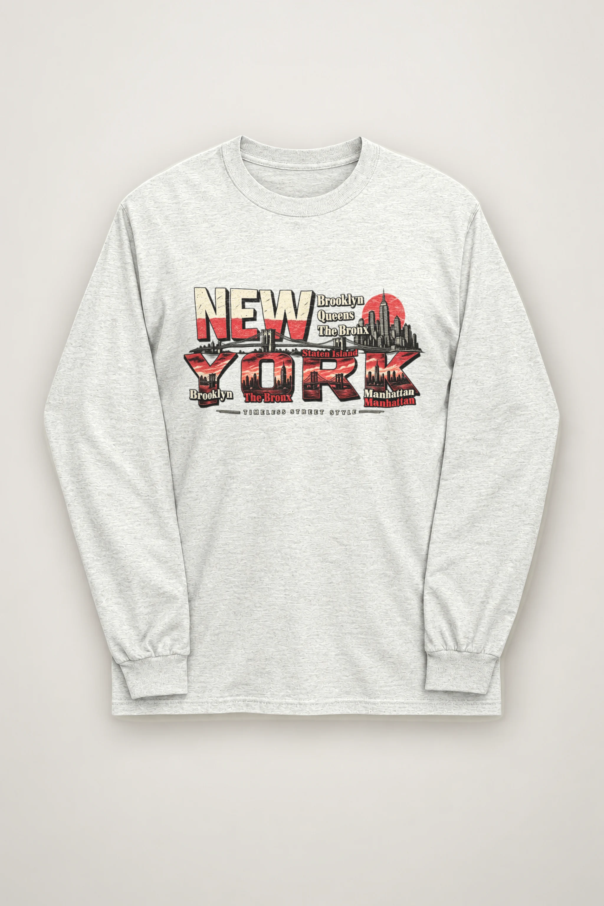 "Timeless Street Style" Unisex Longsleeve T-shirt