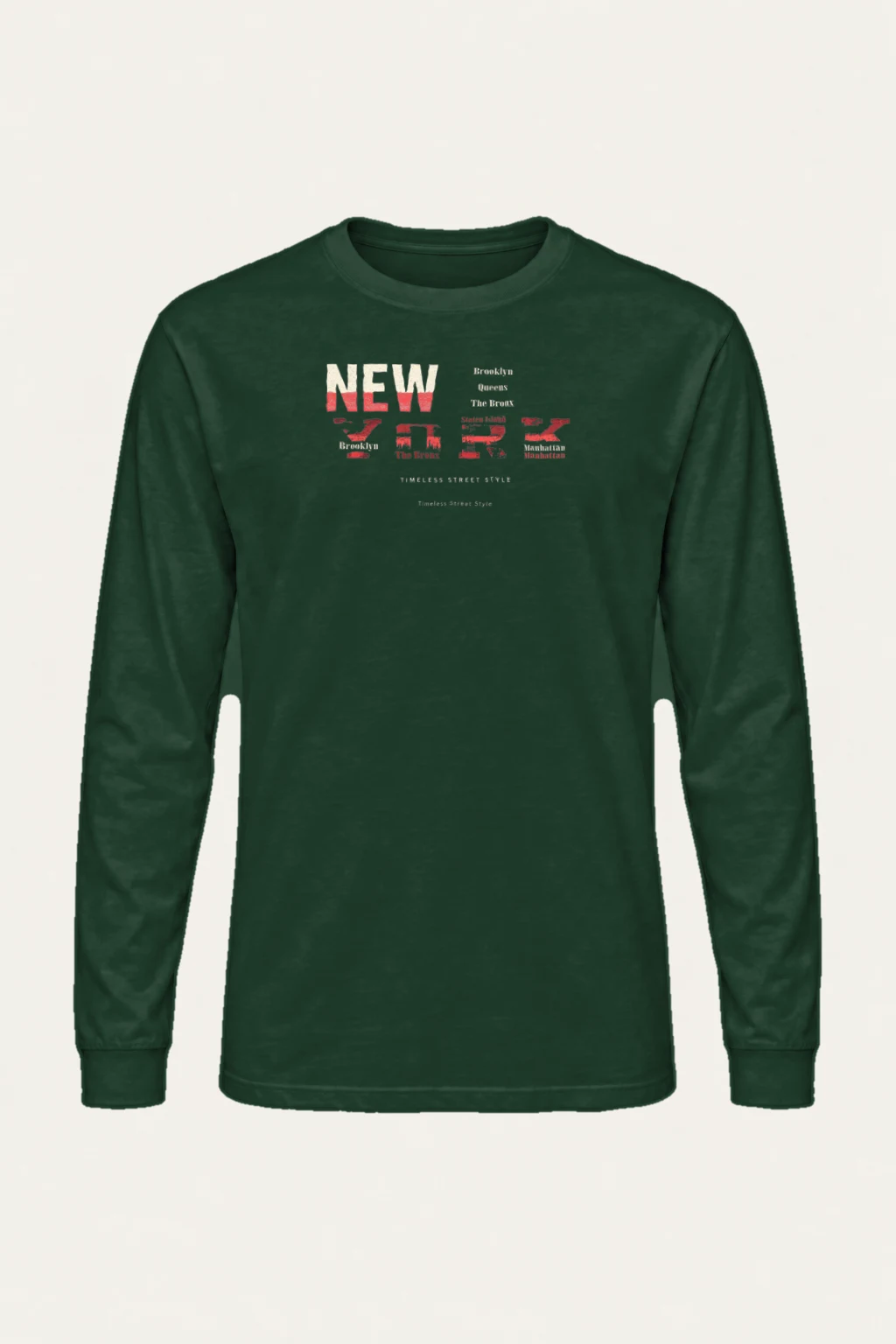 "Timeless Street Style" Unisex Longsleeve T-shirt | Gildan 2400