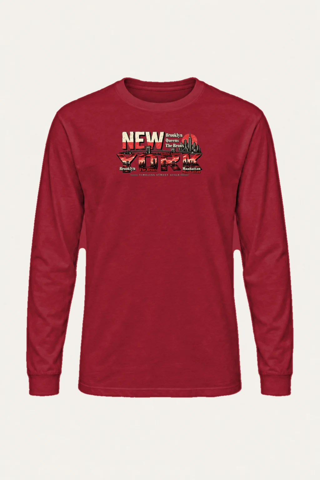 "Timeless Street Style" Unisex Longsleeve T-shirt | Gildan 2400