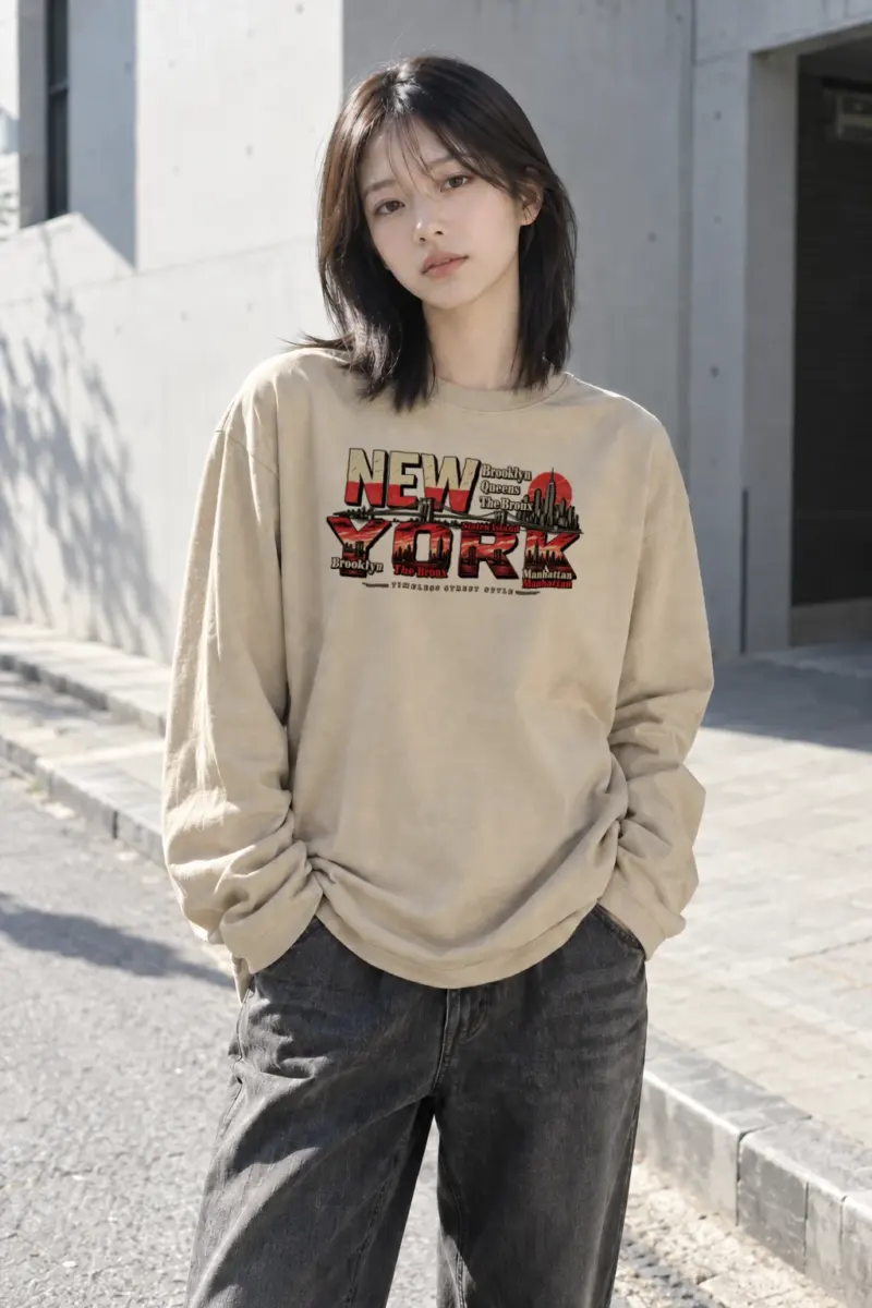 "Timeless Street Style" Unisex Longsleeve T-shirt | Gildan 2400