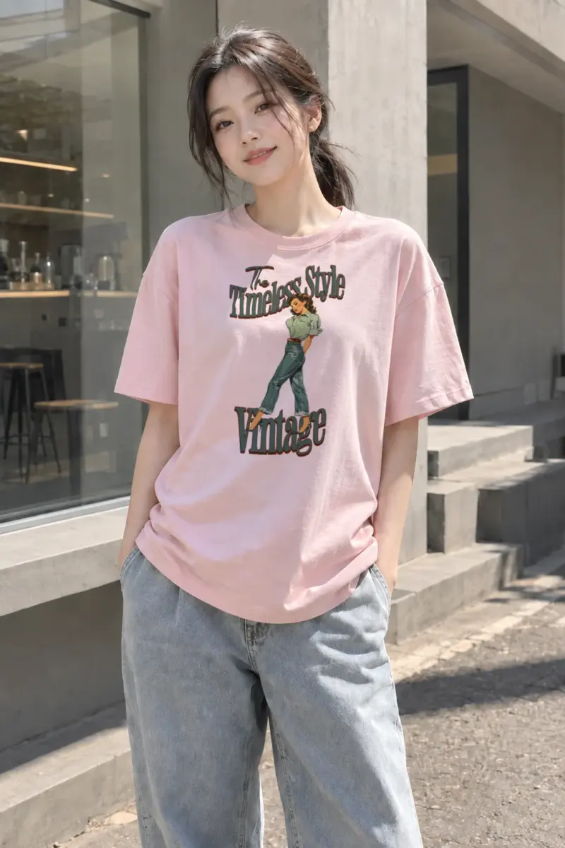 "Timeless Style Vintage" Heavyweight Unisex Crewneck T-shirt | Gildan 5000