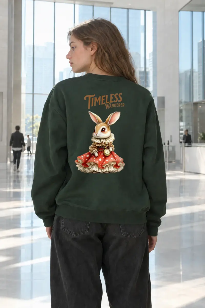 "Timeless Wanderer" Heavy Blend Unisex Crewneck Sweatshirt | Gildan 18000