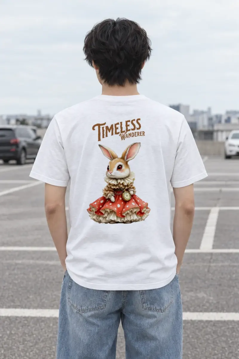 "Timeless Wanderer" Heavyweight Unisex Crewneck T-shirt | Gildan 5000
