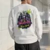 "Times Square Graffiti" Heavy Blend Unisex Crewneck Sweatshirt | Gildan 18000