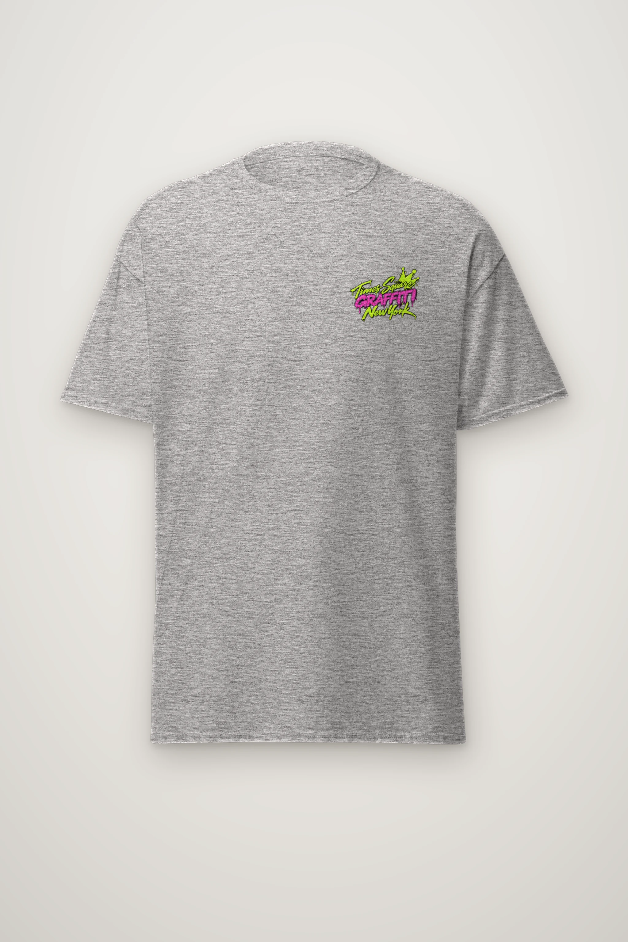 "Times Square Graffiti" Heavyweight Unisex Crewneck T-shirt