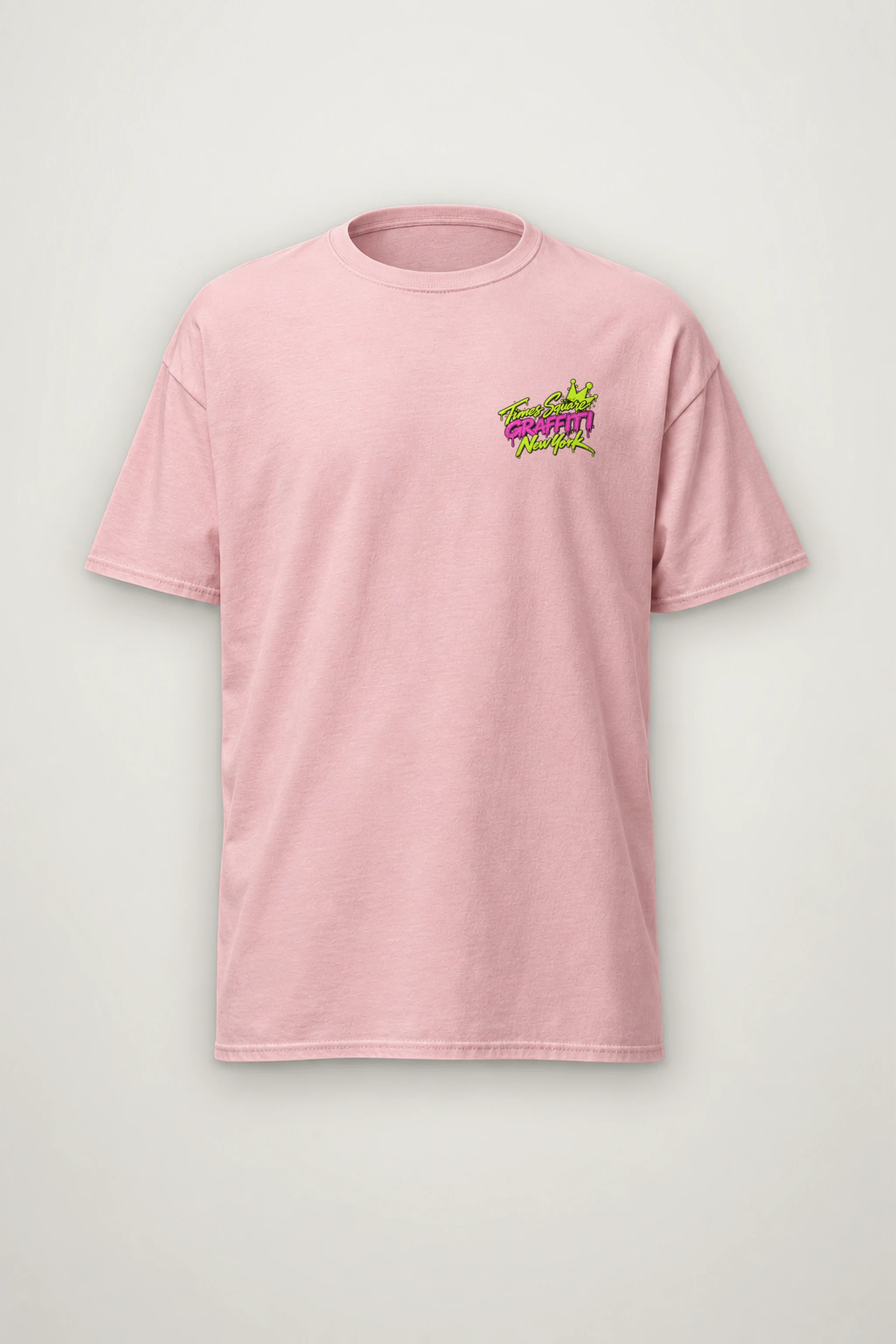 "Times Square Graffiti" Heavyweight Unisex Crewneck T-shirt