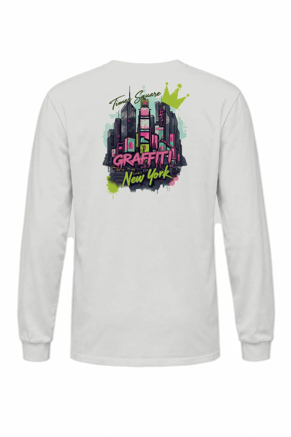"Times Square Graffiti" Unisex Longsleeve T-shirt | Gildan 2400