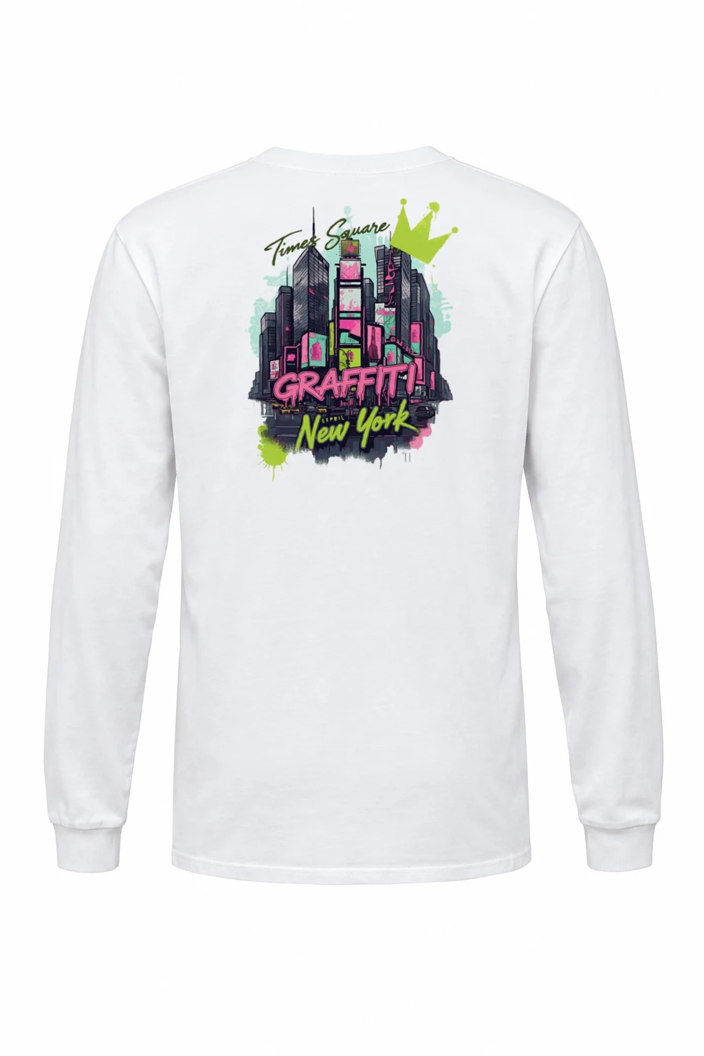 "Times Square Graffiti" Unisex Longsleeve T-shirt | Gildan 2400