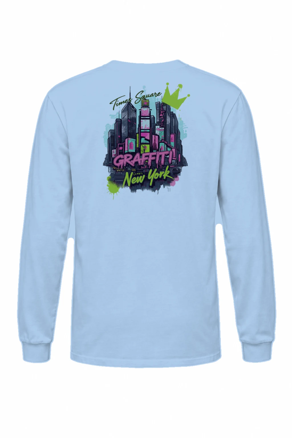 "Times Square Graffiti" Unisex Longsleeve T-shirt | Gildan 2400