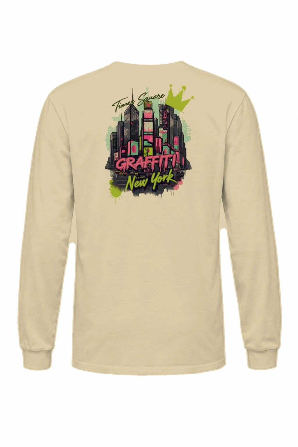 "Times Square Graffiti" Unisex Longsleeve T-shirt | Gildan 2400