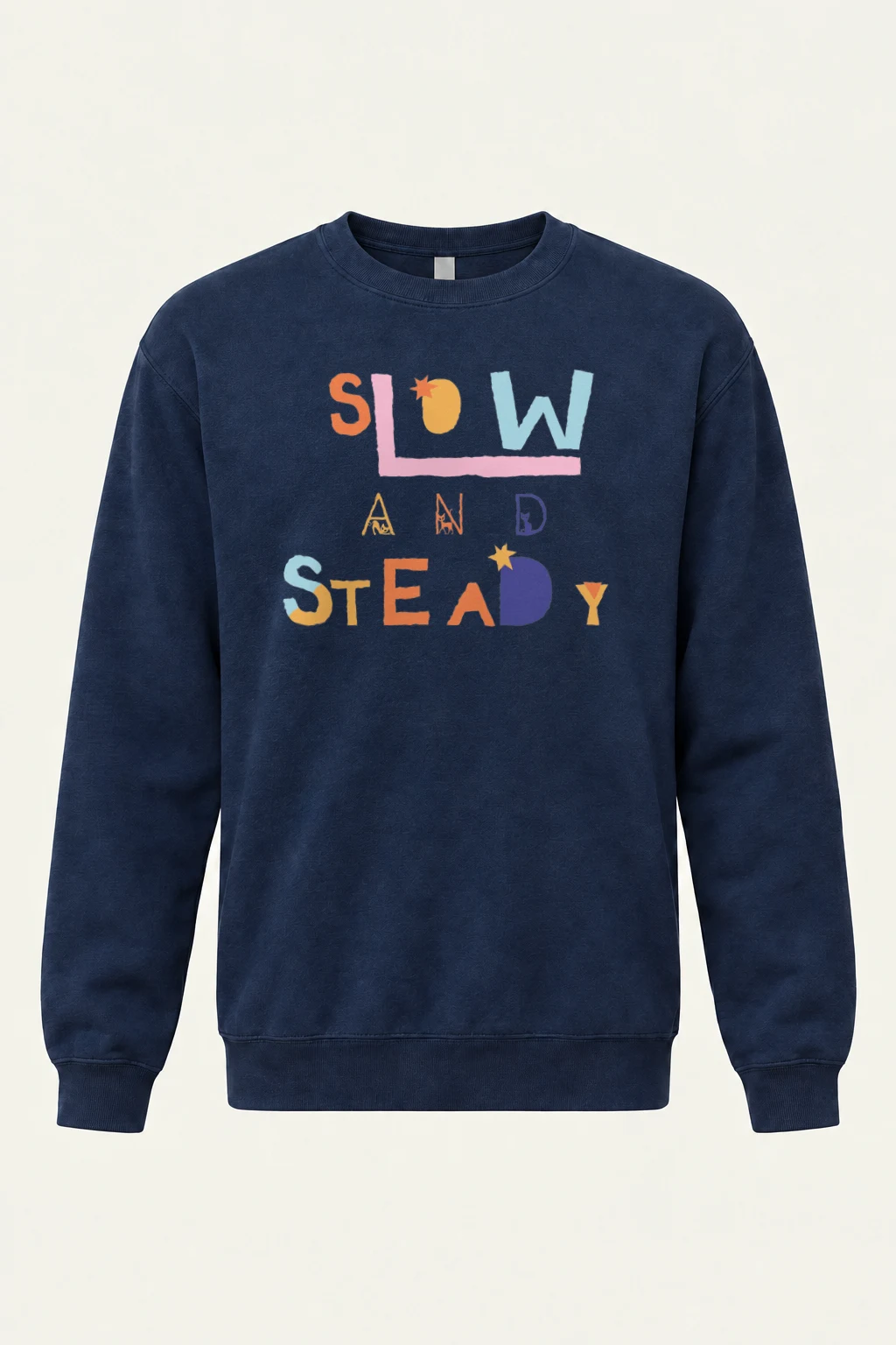 "Tiny Cats Typography" Heavy Blend Unisex Crewneck Sweatshirt | Gildan 18000