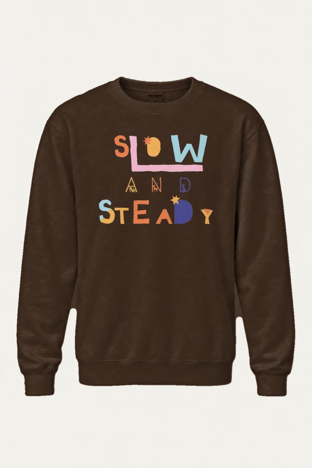 "Tiny Cats Typography" Heavy Blend Unisex Crewneck Sweatshirt | Gildan 18000