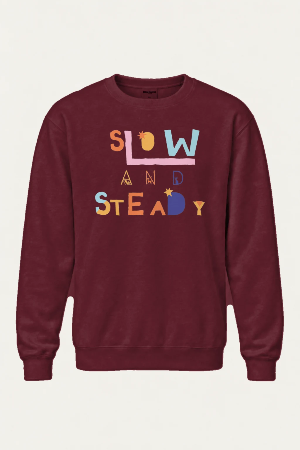 "Tiny Cats Typography" Heavy Blend Unisex Crewneck Sweatshirt | Gildan 18000