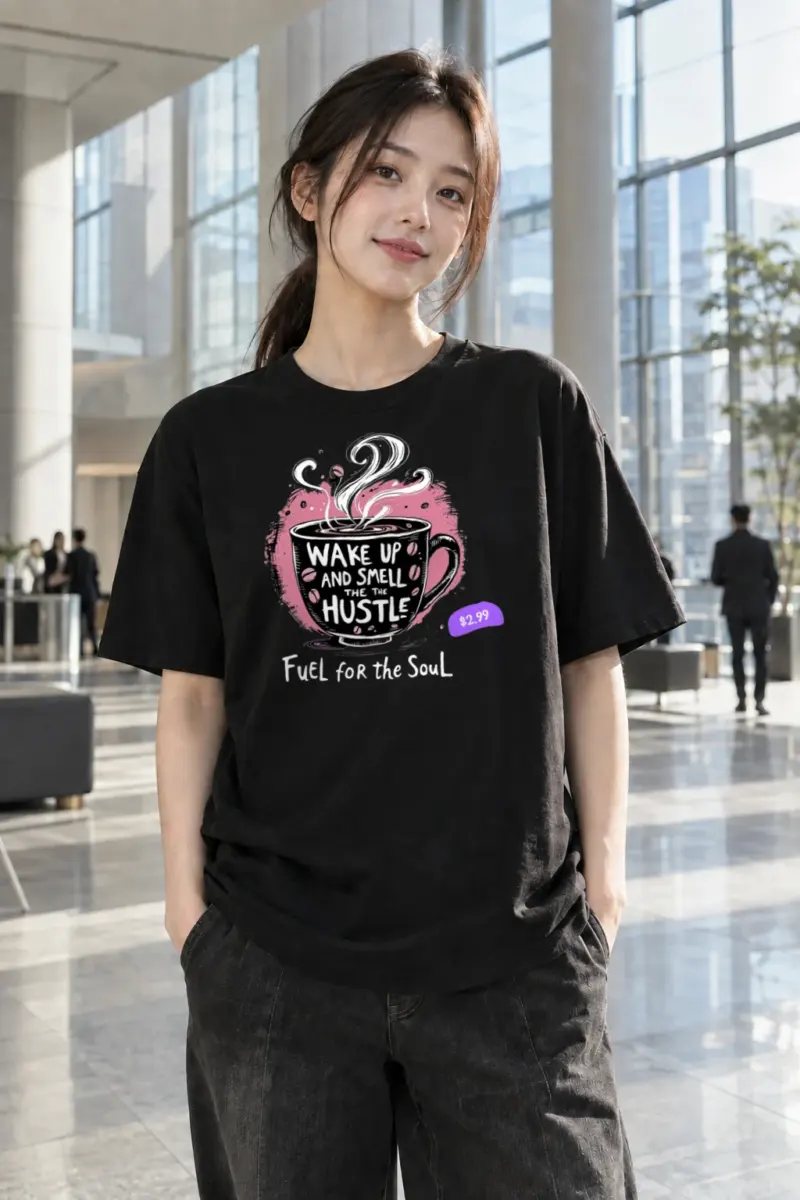 “Tired World” Heavyweight Unisex Crewneck T-shirt | Gildan 5000