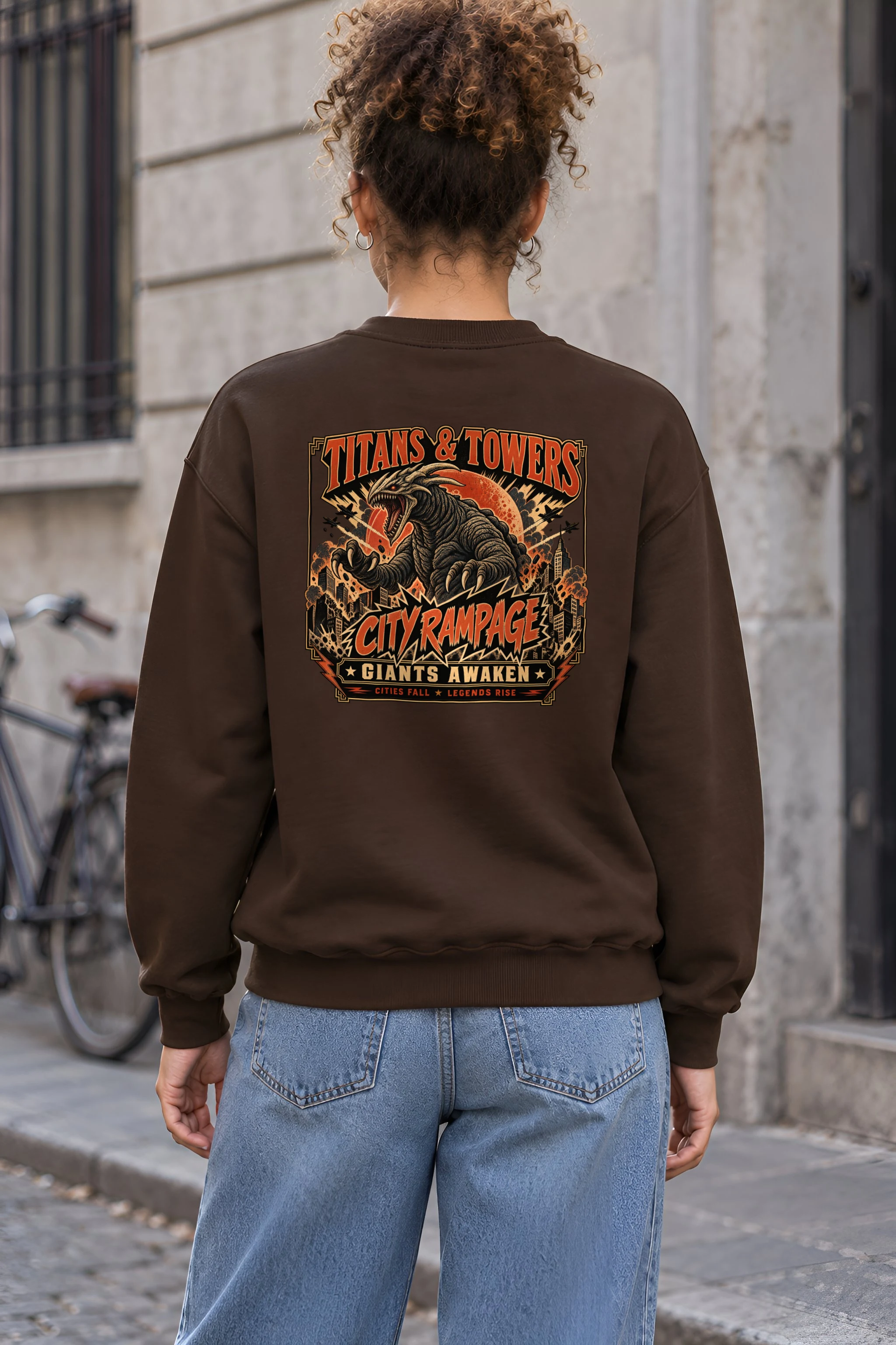 "Titans And Towers" 1 Crewneck Sweatshirt