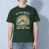 "To The Beach" Heavyweight Unisex Crewneck T-shirt