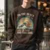 "To The Beach I Go" Heavy Blend Unisex Crewneck Sweatshirt | Gildan 18000
