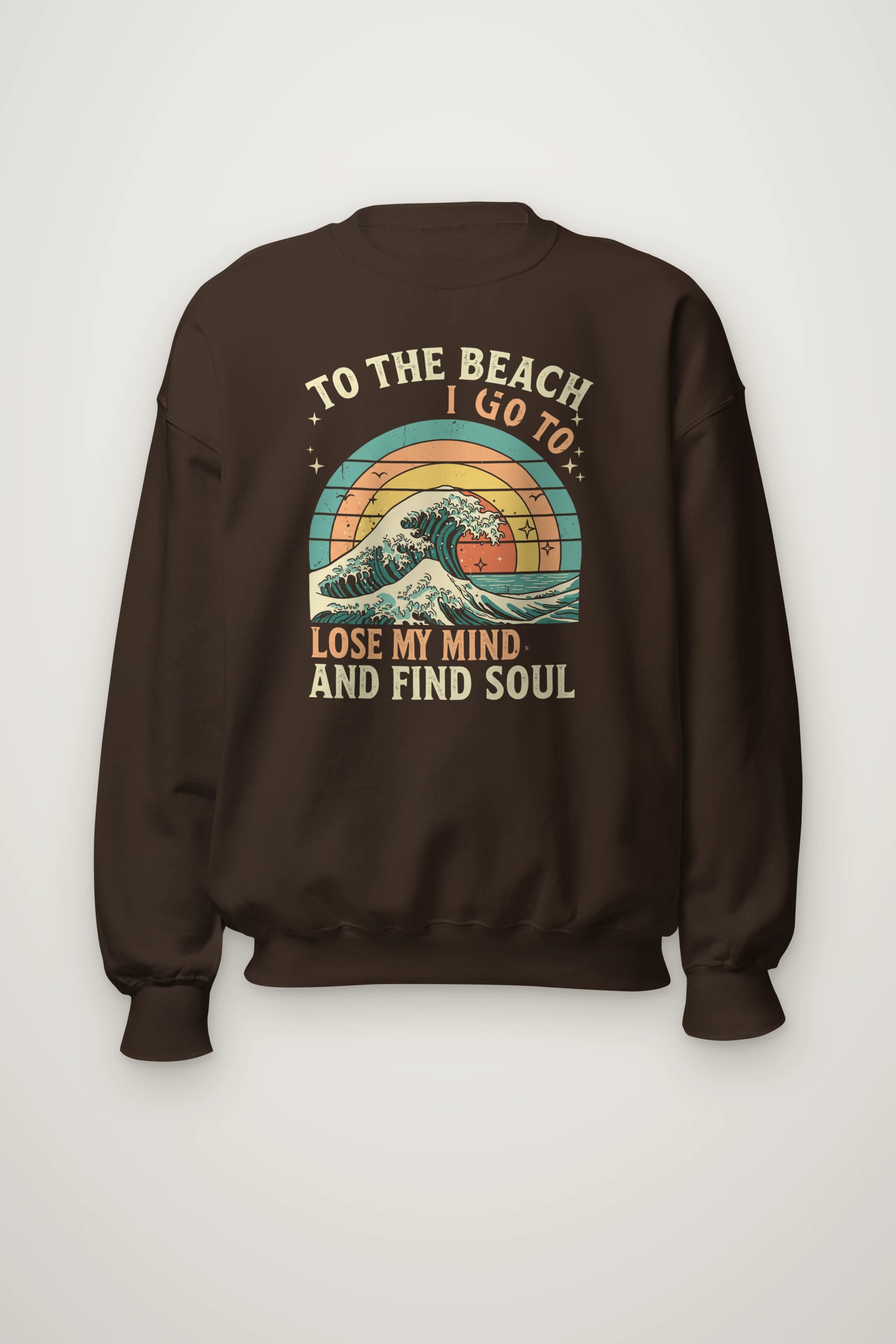 "To The Beach I Go" Heavy Blend Unisex Crewneck Sweatshirt