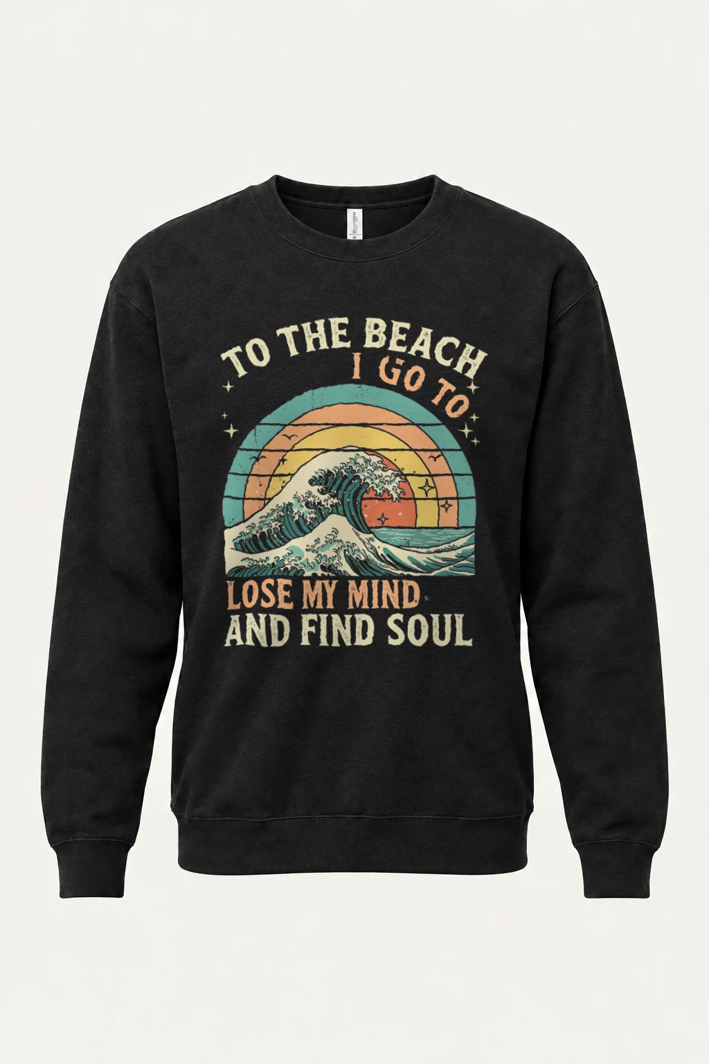 "To The Beach I Go" Heavy Blend Unisex Crewneck Sweatshirt | Gildan 18000