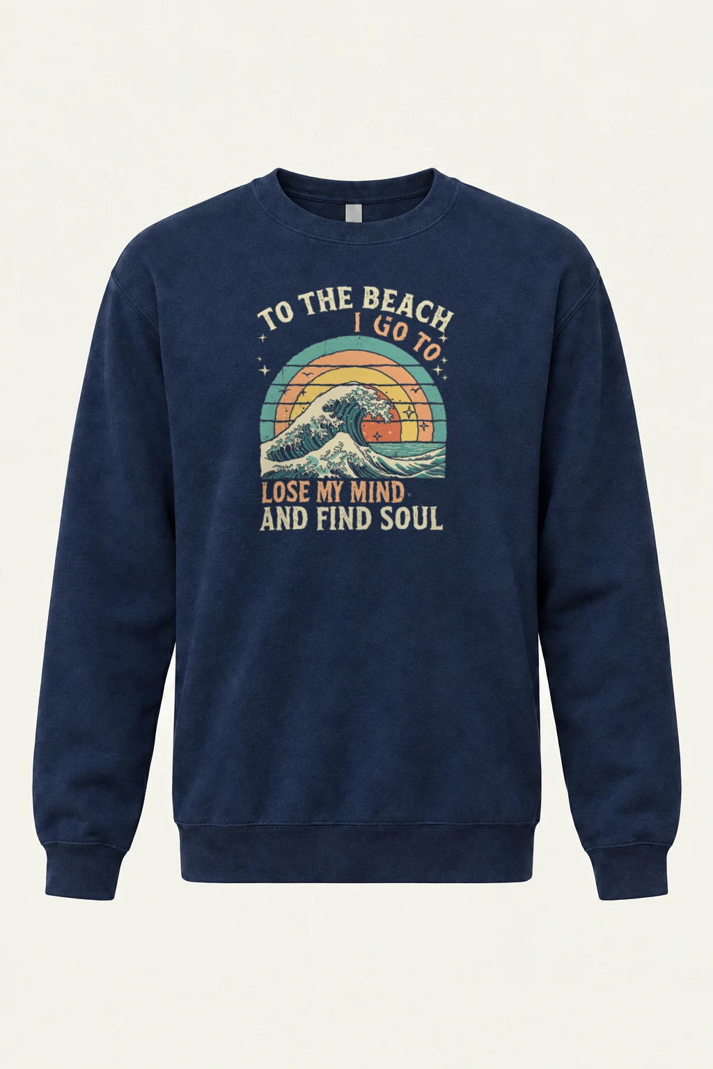 "To The Beach I Go" Heavy Blend Unisex Crewneck Sweatshirt | Gildan 18000