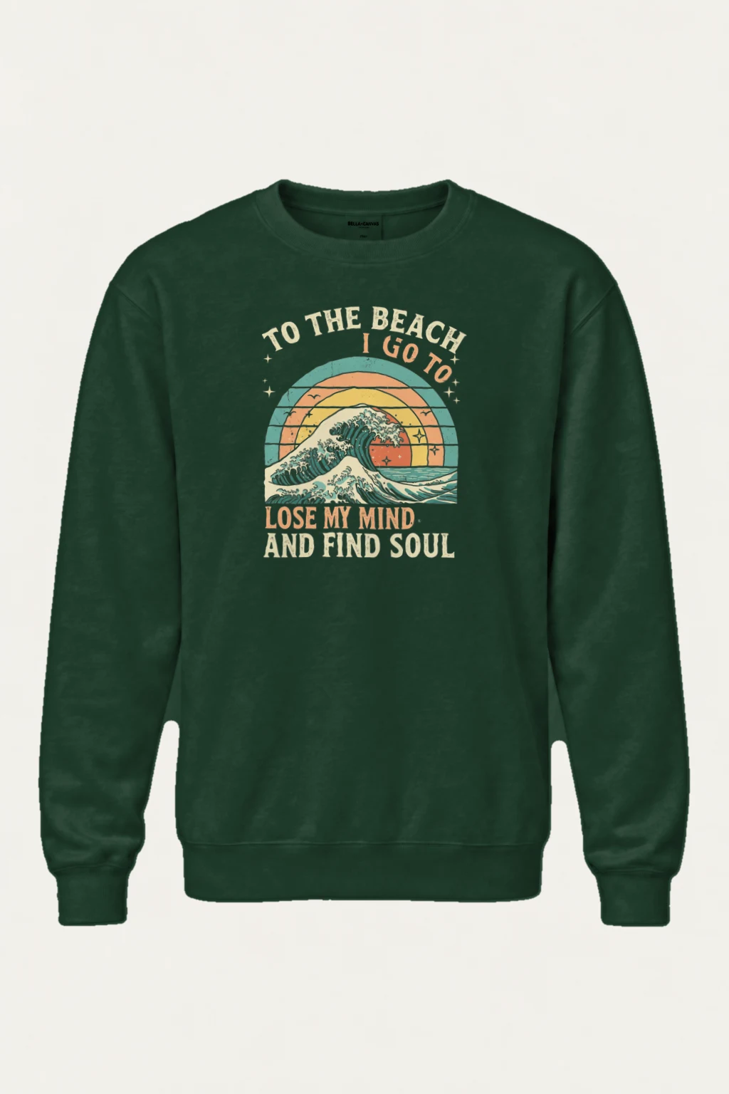 "To The Beach I Go" Heavy Blend Unisex Crewneck Sweatshirt | Gildan 18000