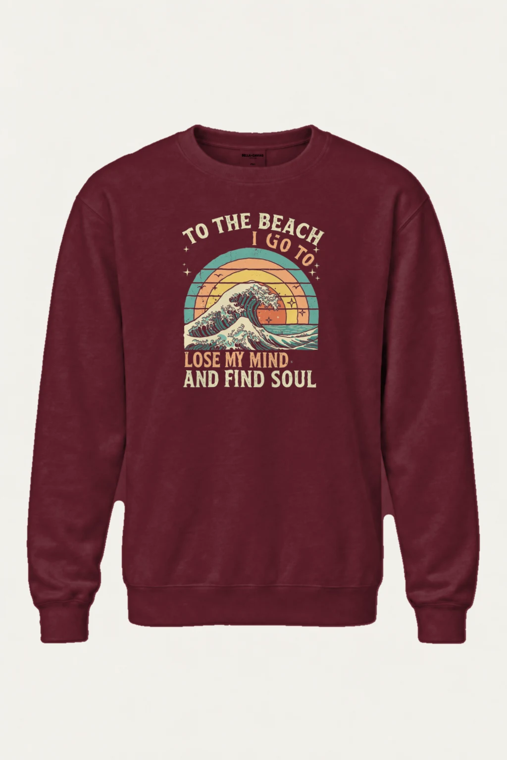 "To The Beach I Go" Heavy Blend Unisex Crewneck Sweatshirt | Gildan 18000