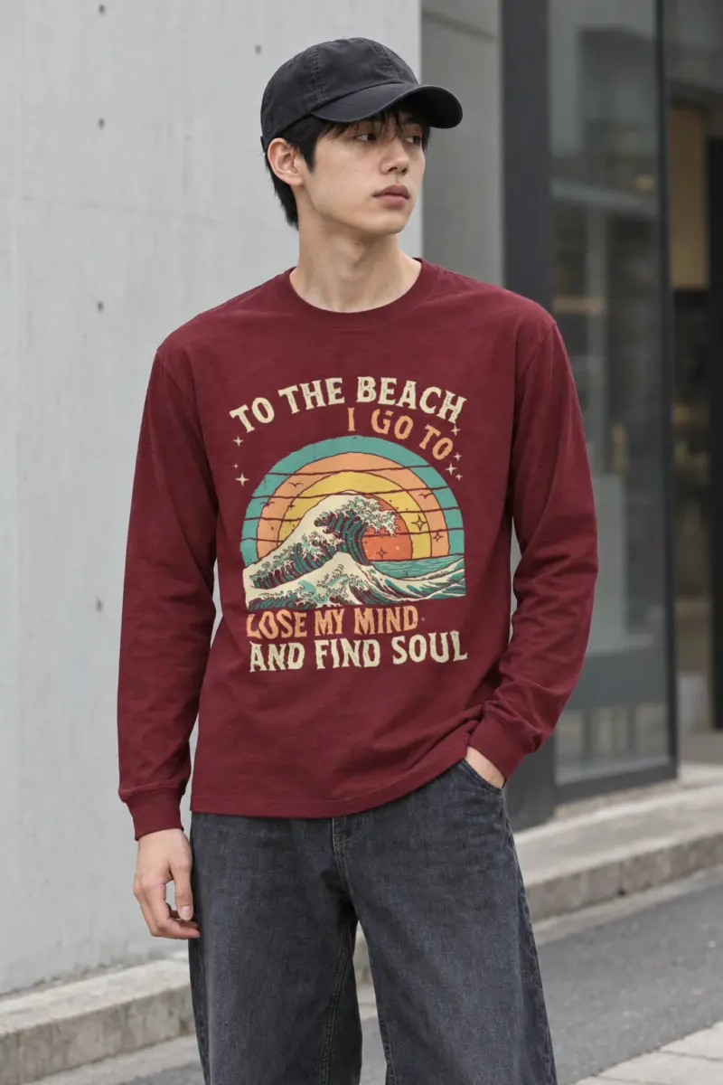 "To The Beach I Go" Unisex Longsleeve T-shirt