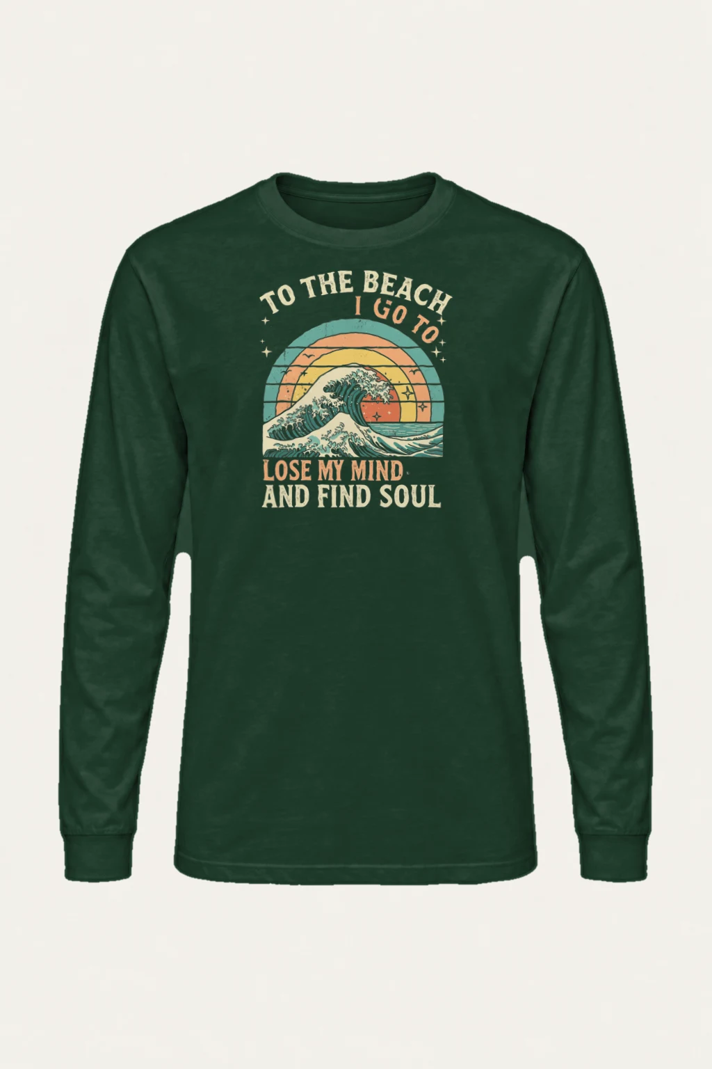 "To The Beach I Go" Unisex Longsleeve T-shirt | Gildan 2400