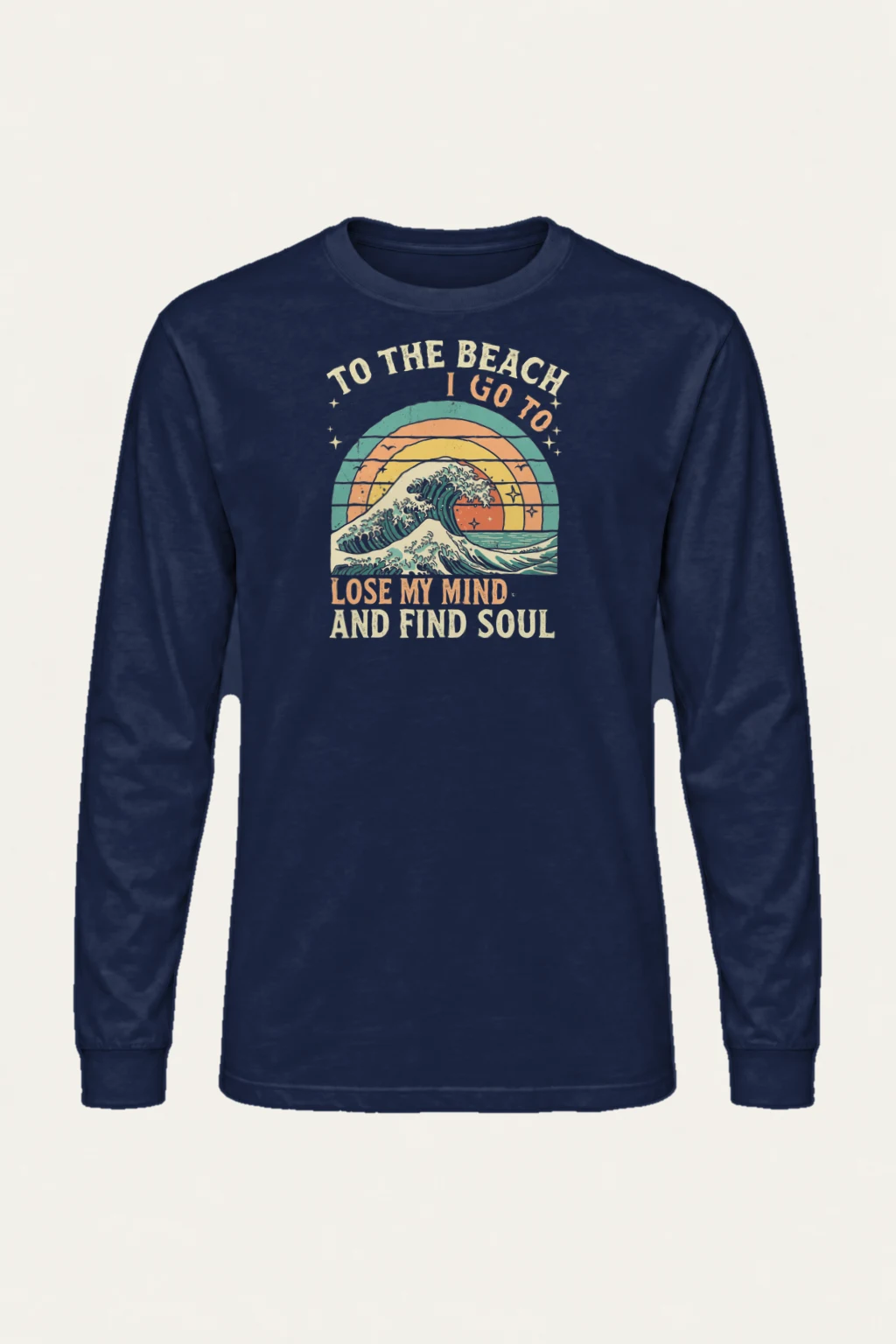 "To The Beach I Go" Unisex Longsleeve T-shirt | Gildan 2400