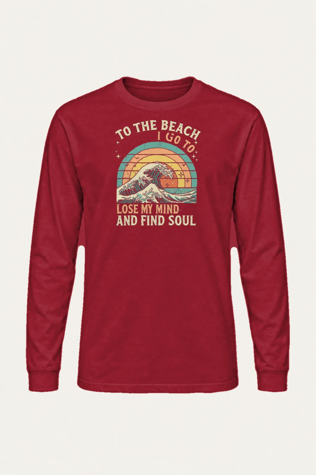 "To The Beach I Go" Unisex Longsleeve T-shirt | Gildan 2400