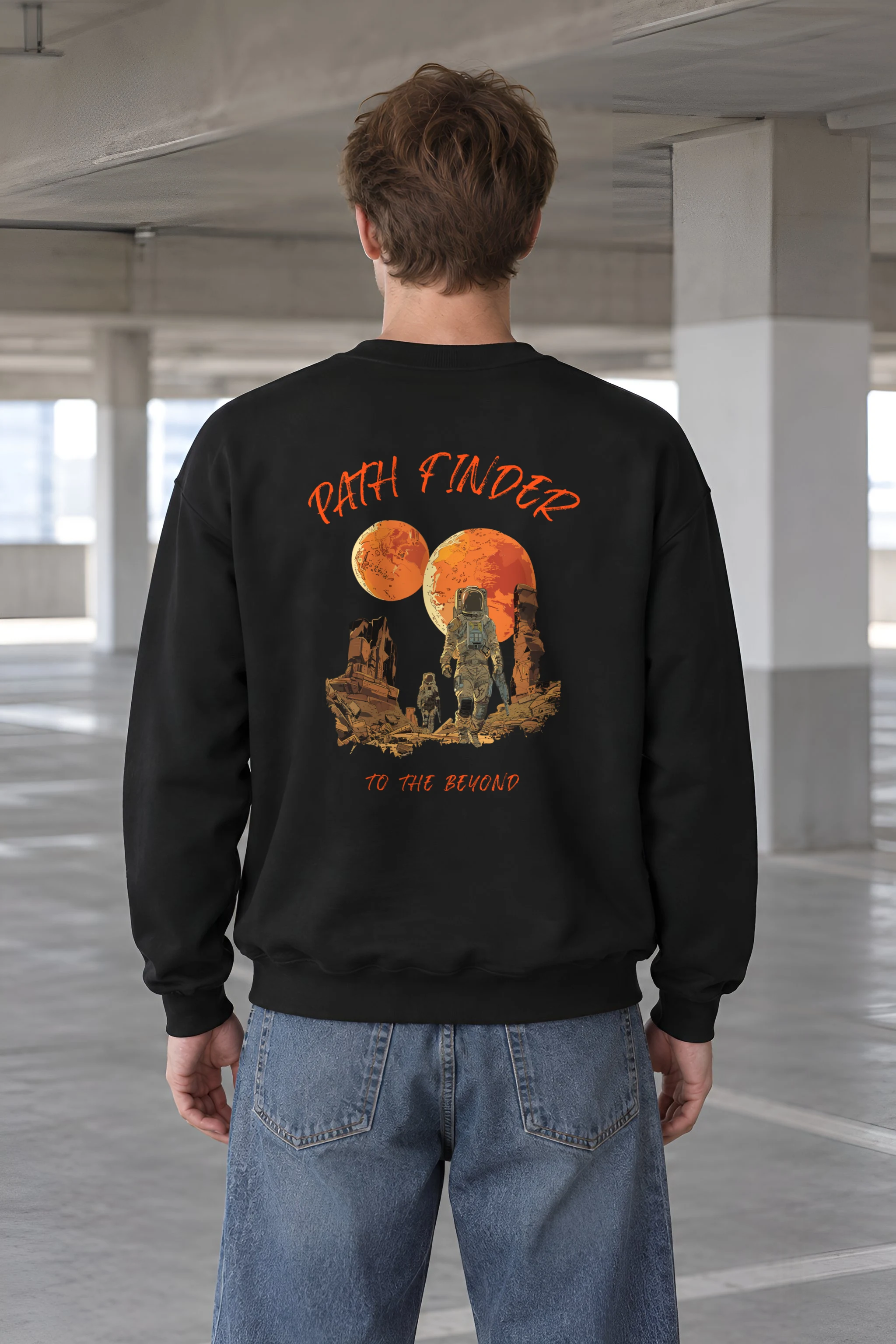 "To The Beyond" Heavy Blend Unisex Crewneck Sweatshirt