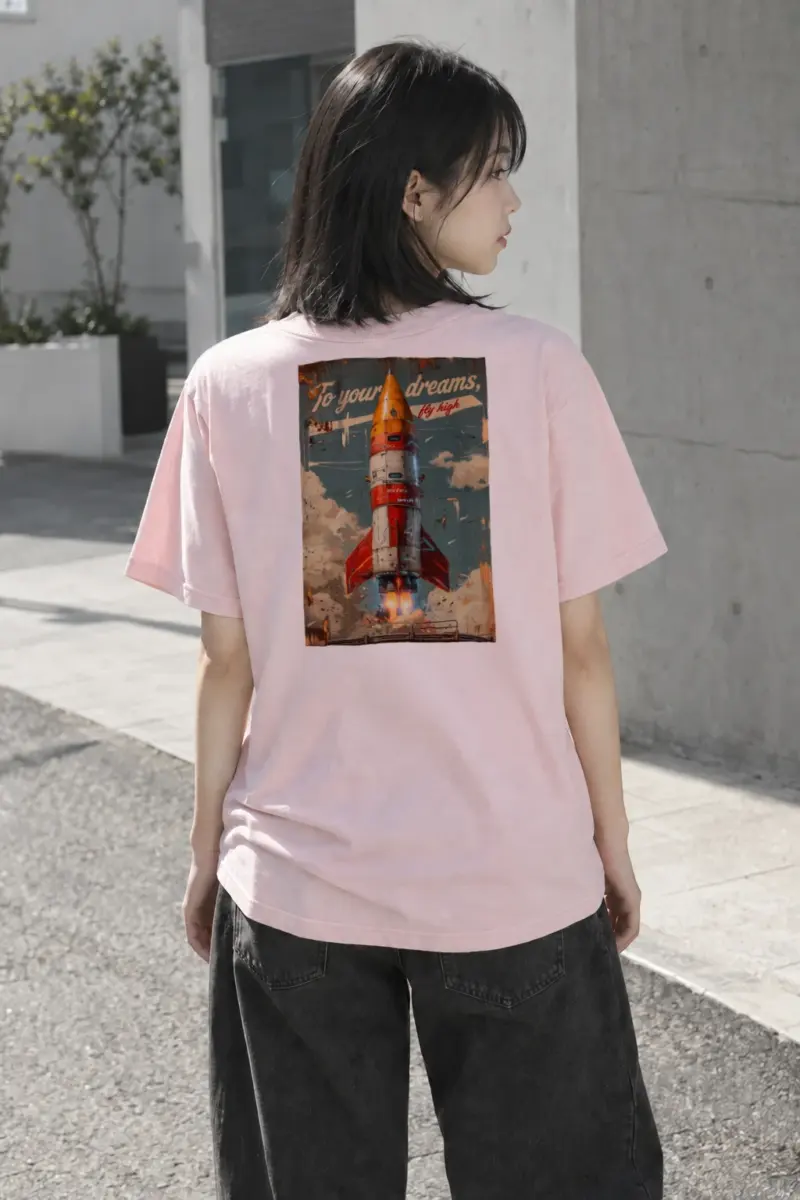 “To Your Dreams” Heavyweight Unisex Crewneck T-shirt | Gildan 5000