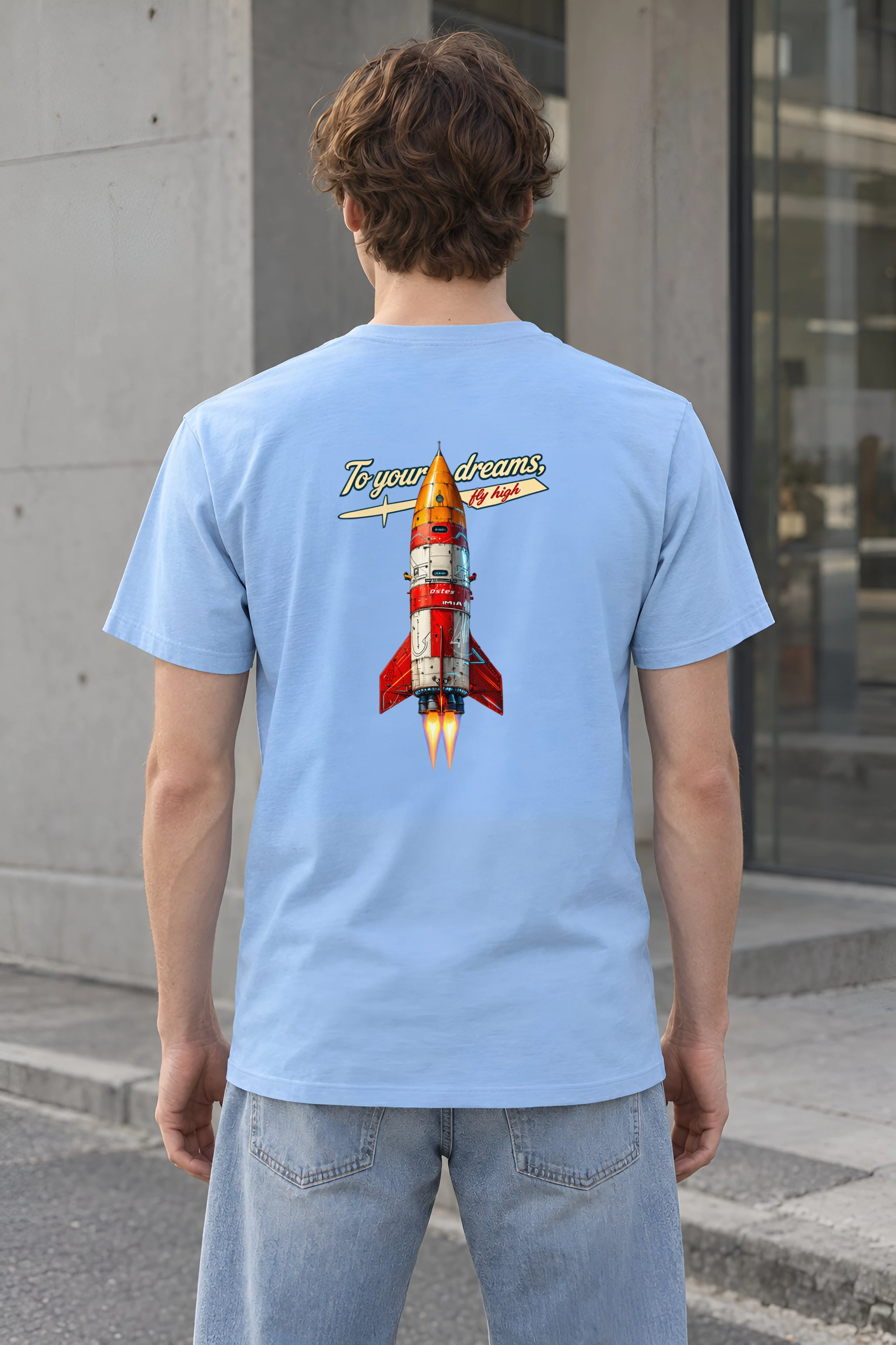 "To Your Dreams" Heavyweight Unisex Crewneck T-shirt