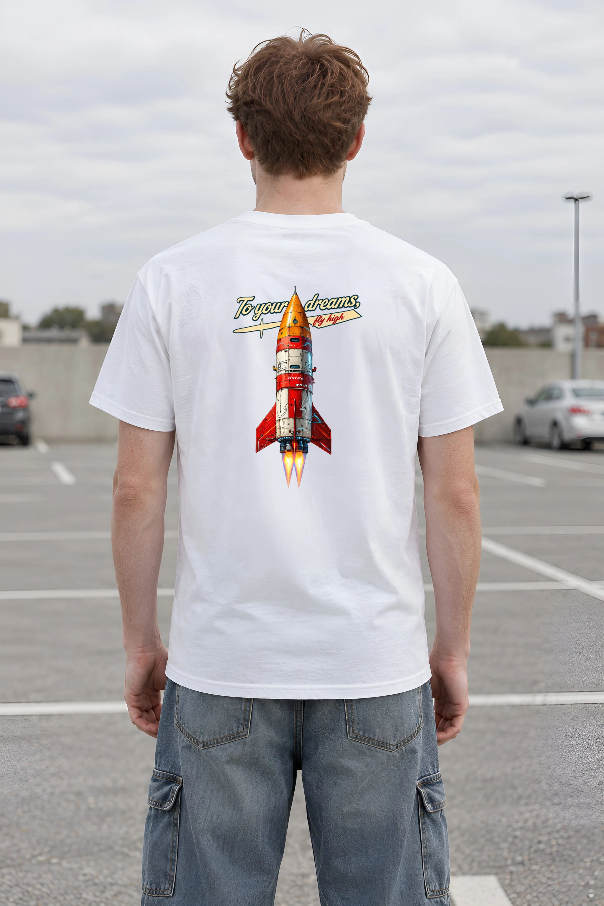 "To Your Dreams" Heavyweight Unisex Crewneck T-shirt