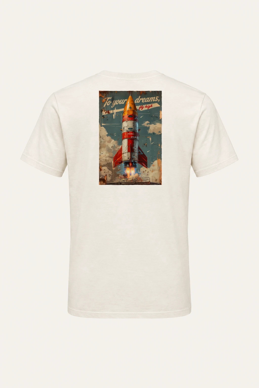 "To Your Dreams" Heavyweight Unisex Crewneck T-shirt | Gildan 5000