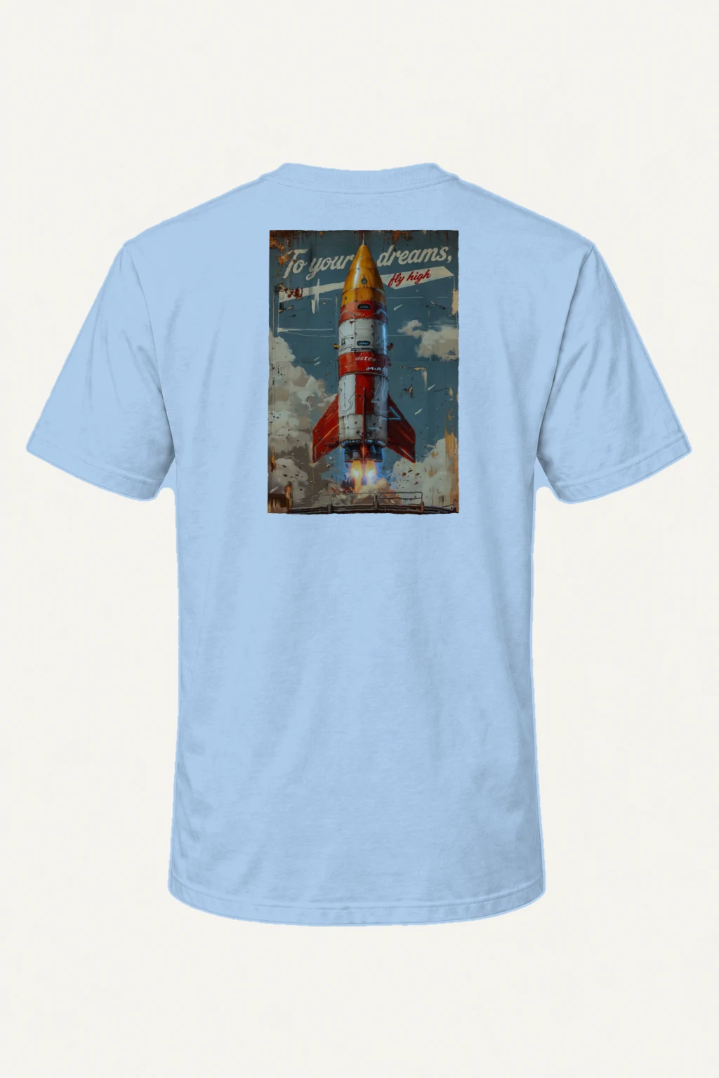 "To Your Dreams" Heavyweight Unisex Crewneck T-shirt | Gildan 5000