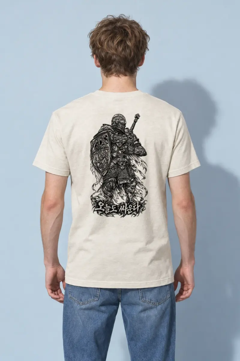 "Today I Fight" Heavyweight Unisex Crewneck T-shirt