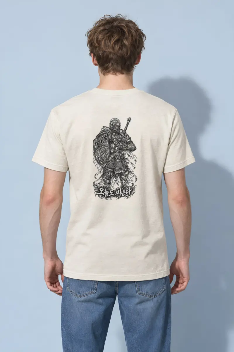 "Today I Fight" Heavyweight Unisex Crewneck T-shirt